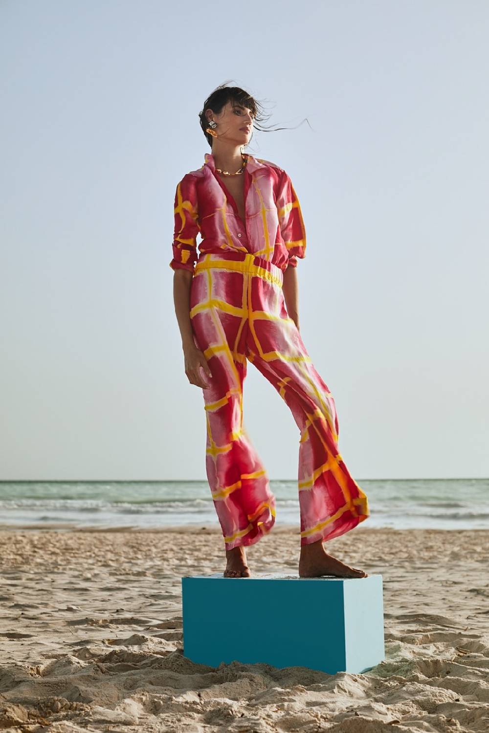 Lisa Corti pantalone onda tangra pink Sconti VIP