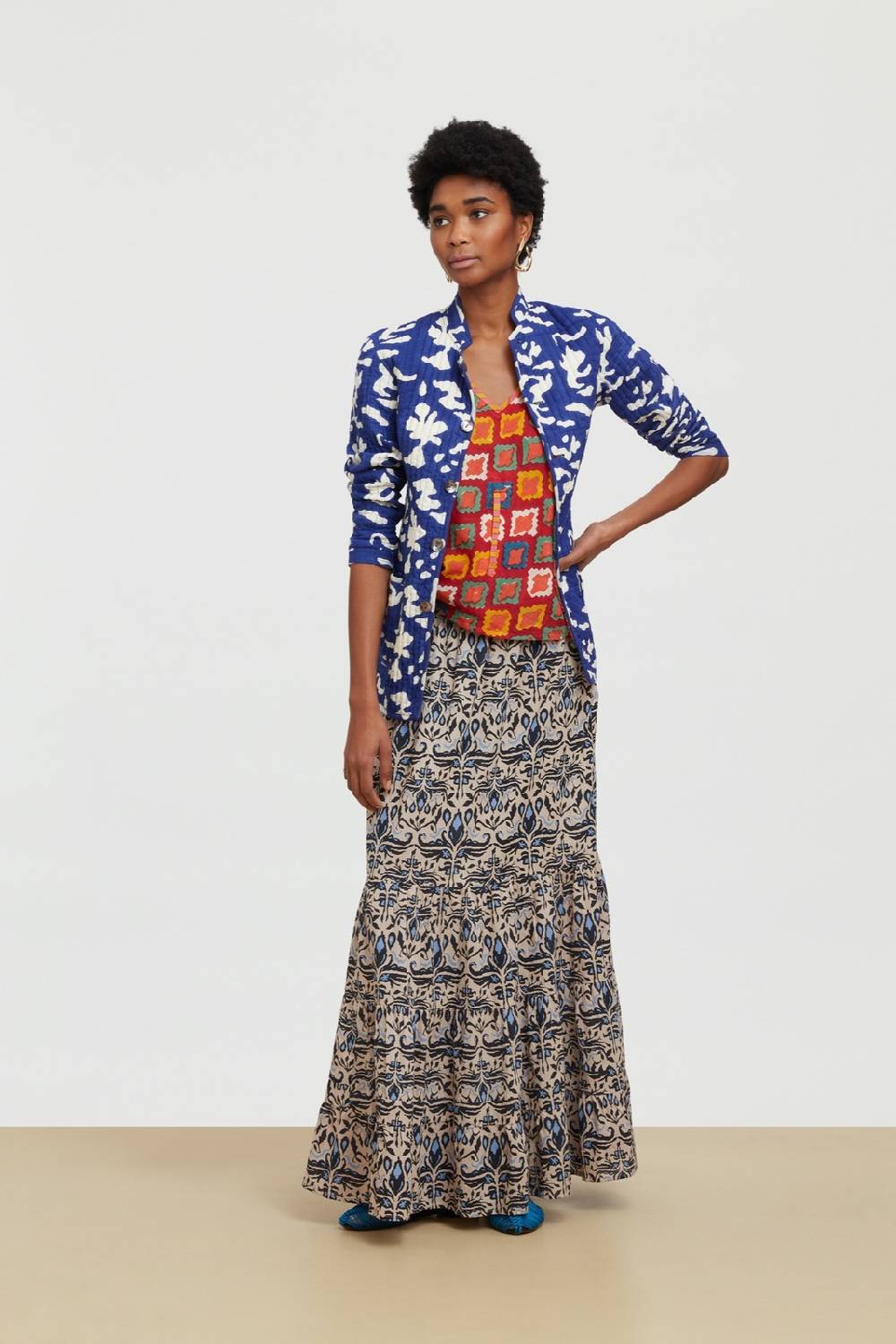 Lisa Corti gonna lehenga abhanery damasque black Promozione temporanea