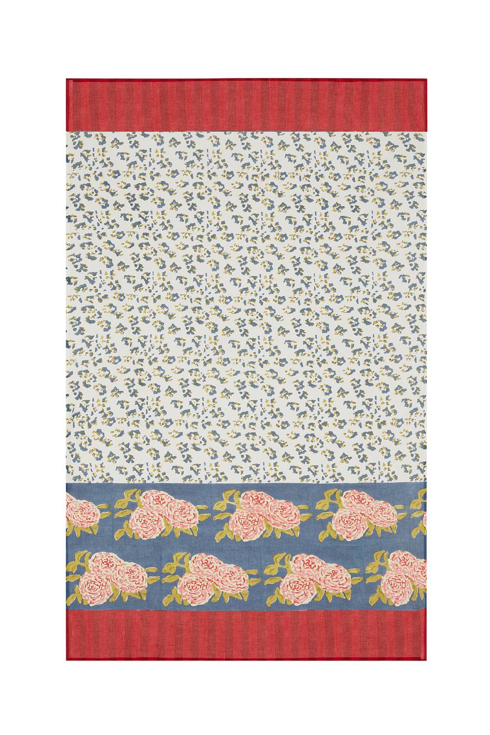 Lisa Corti pareo leopard stripes dark blue 2025