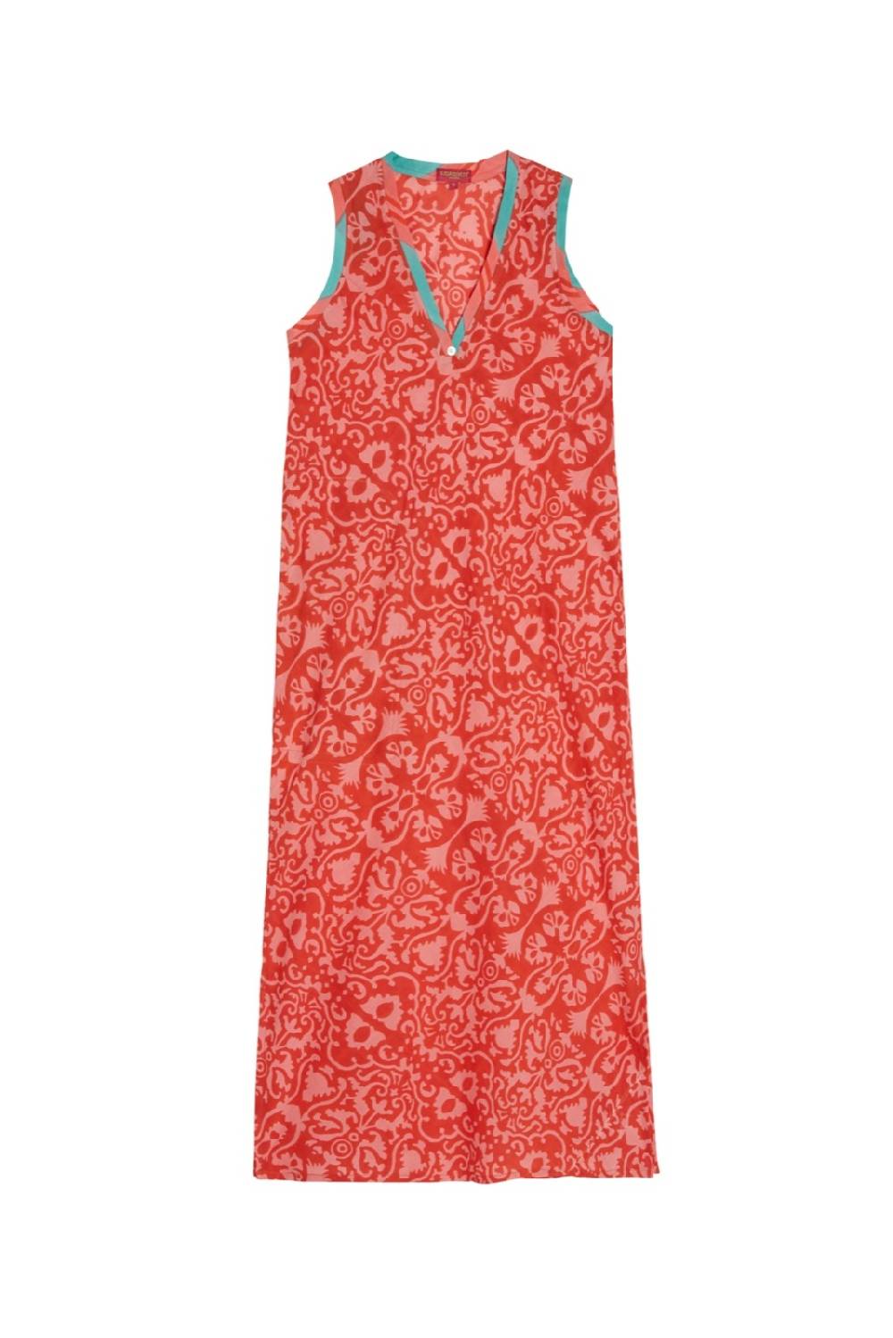 Lisa Corti abito cheack damask design red Italia