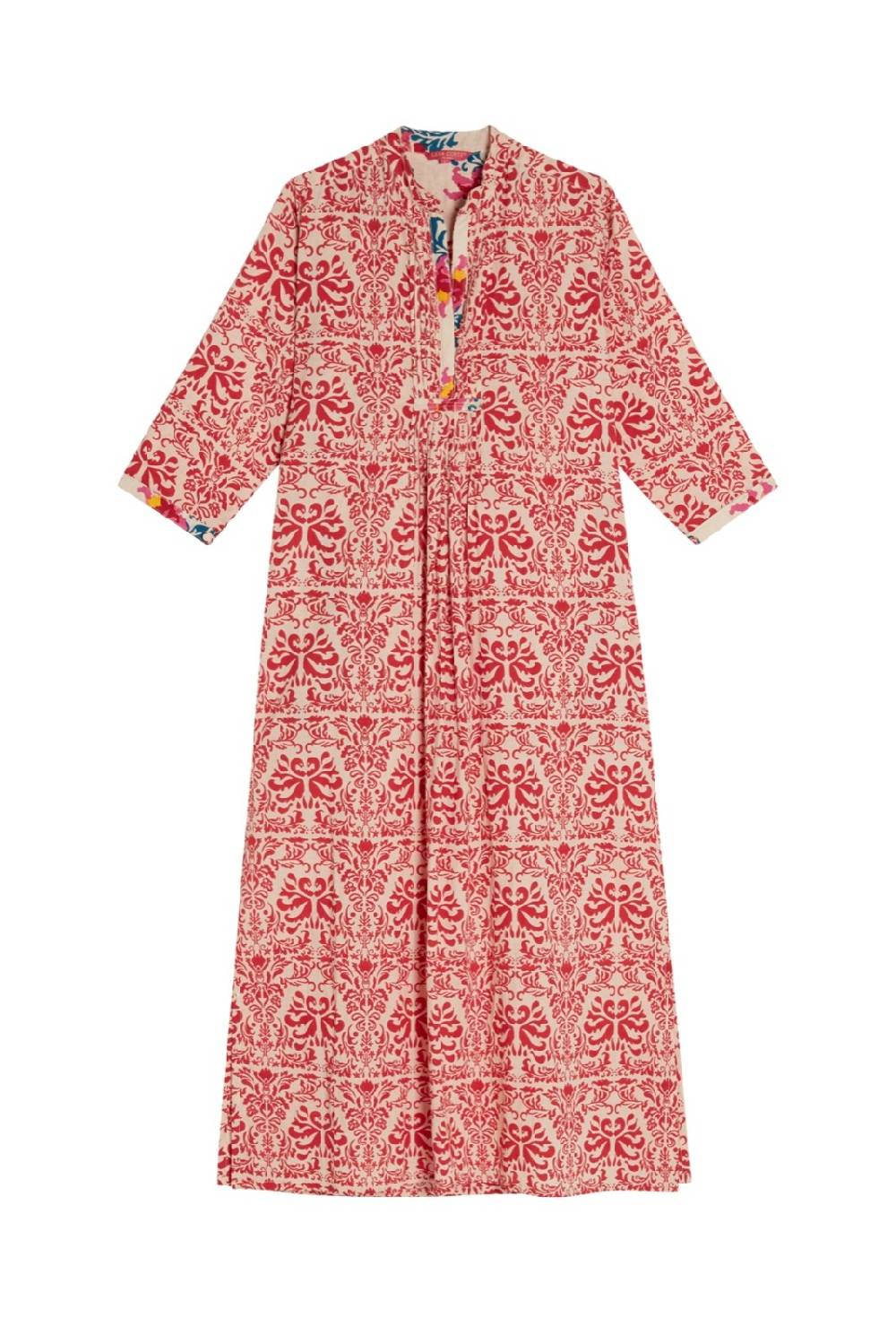 Lisa Corti caftano mirte tangeri damask natural Acquista Ora