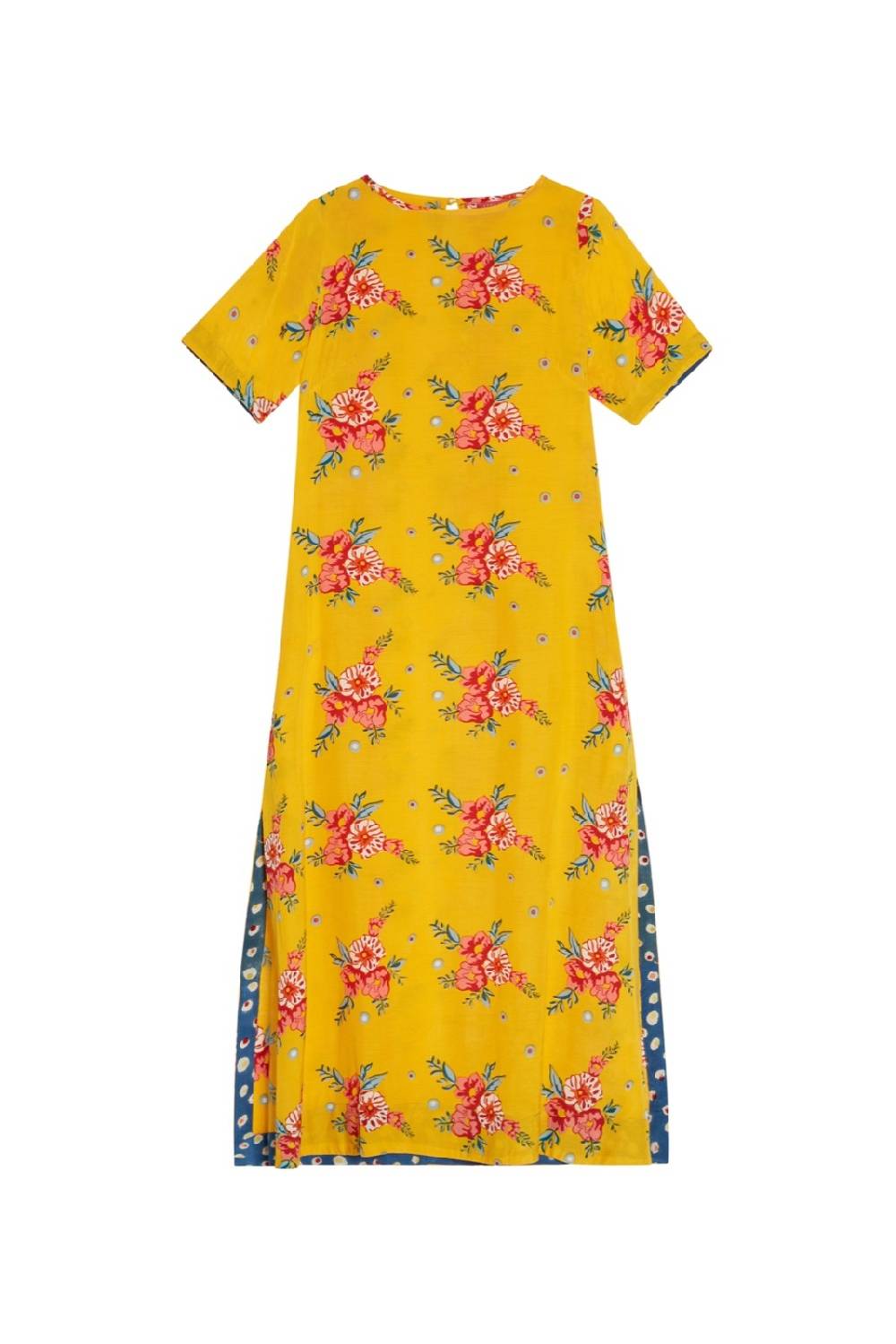 Lisa Corti abito myanmar bukhara flower gold Promozione Limitata
