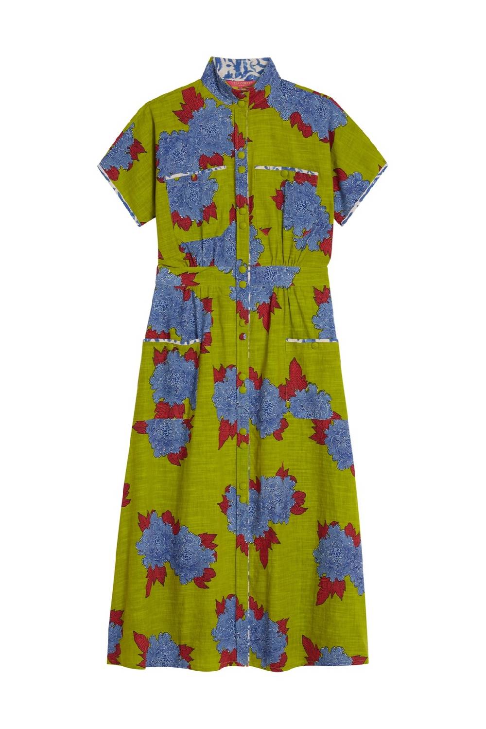 Lisa Corti abito tsubaki abhanery peony acid green Shopping Online