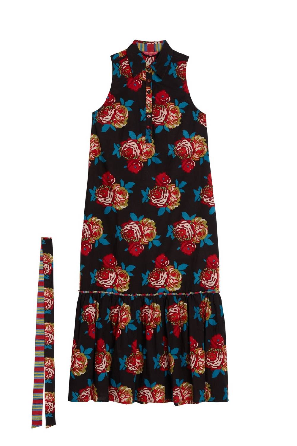 Lisa Corti abito asagao bold rose black Convenienza