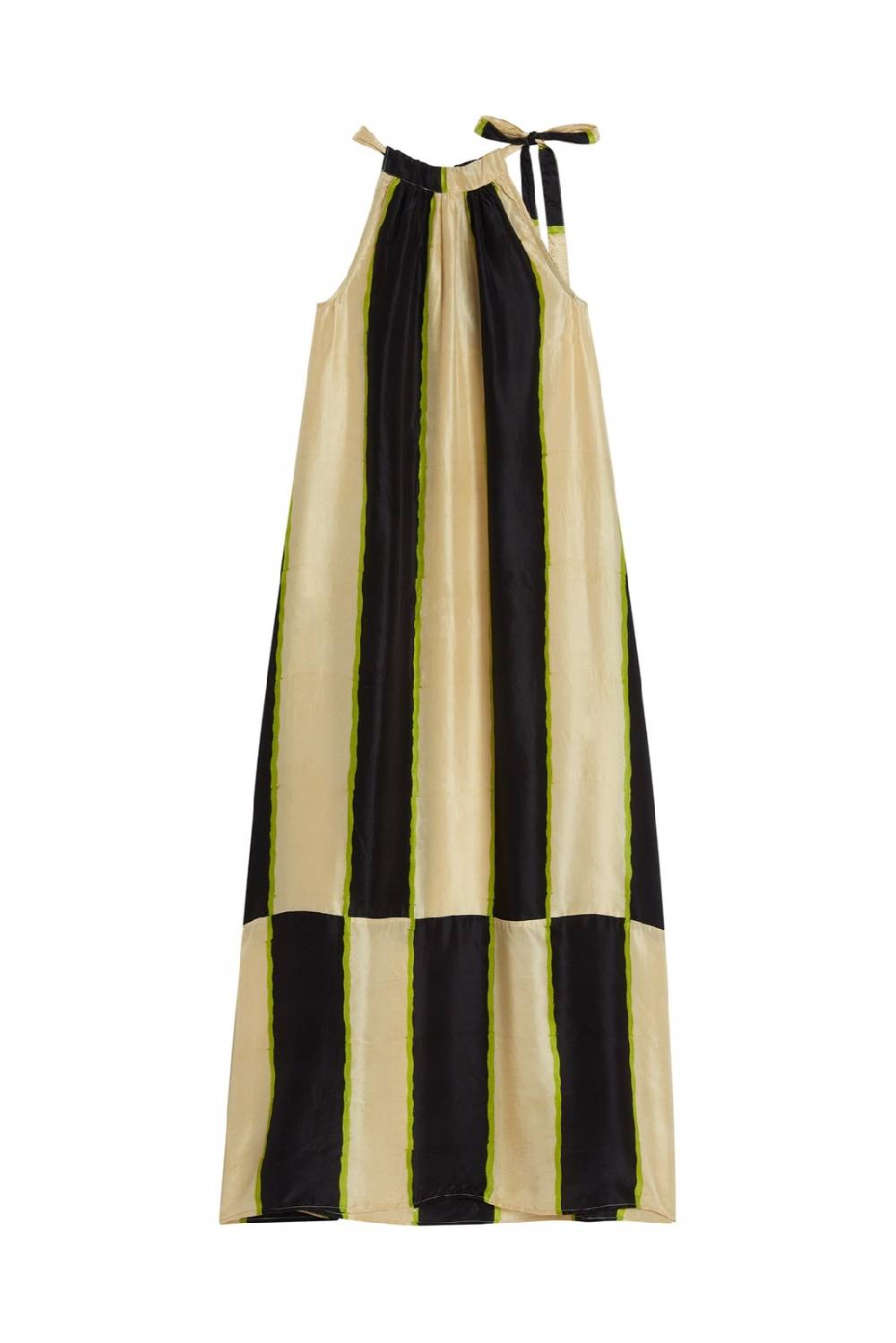 Lisa Corti abito parachute baiadera stripes natural Offerta