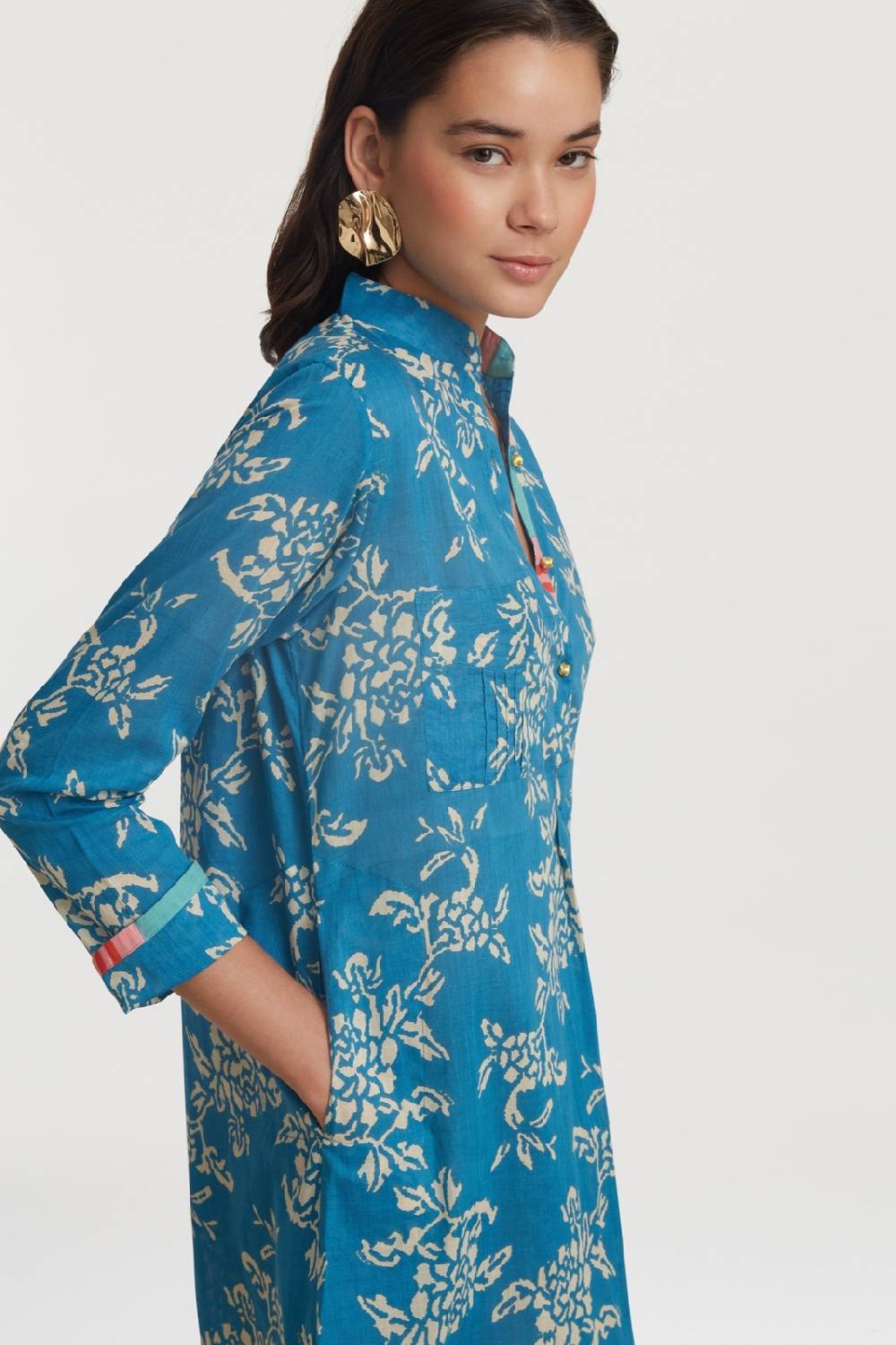 Lisa Corti kurta corta kandem design turquoise Saldi