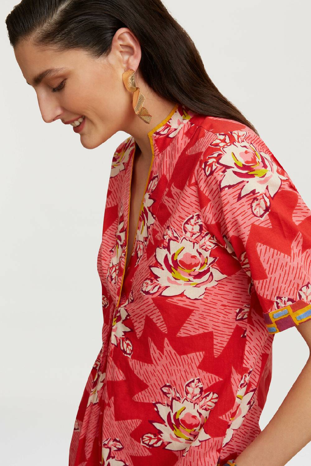 Lisa Corti abito radha star flower red Hotsell