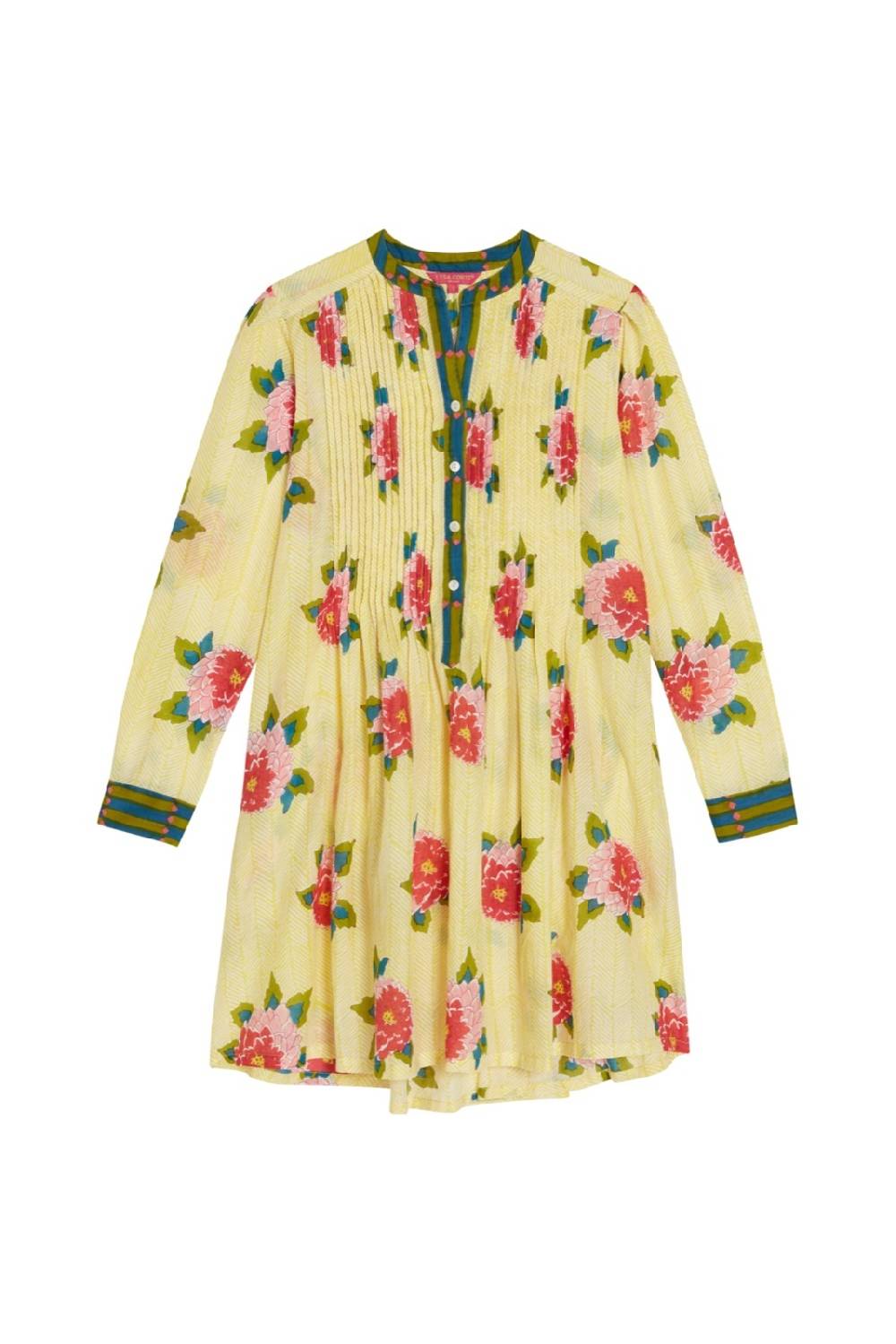 Lisa Corti abito teena barwara light yellow Negozio