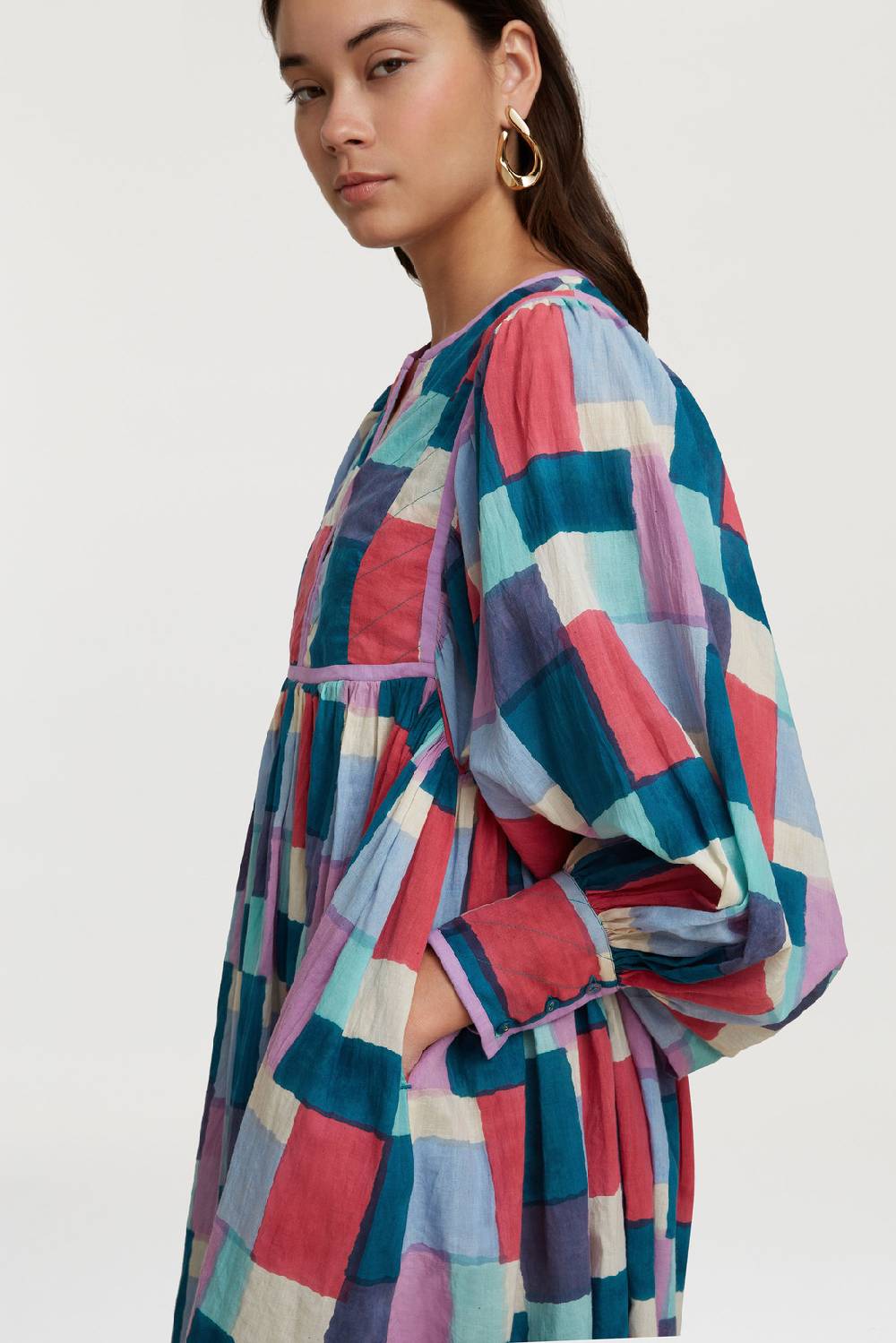 Lisa Corti abito mini ortensia geesband peacock Negozio online di fabbrica