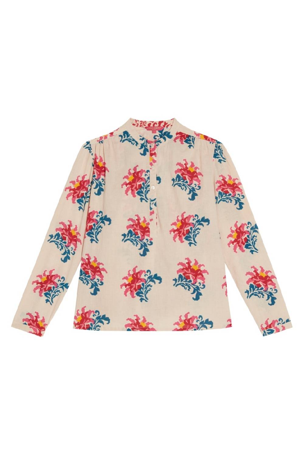 Lisa Corti camicia batumi tangeri rose cream Offerta Anniversario