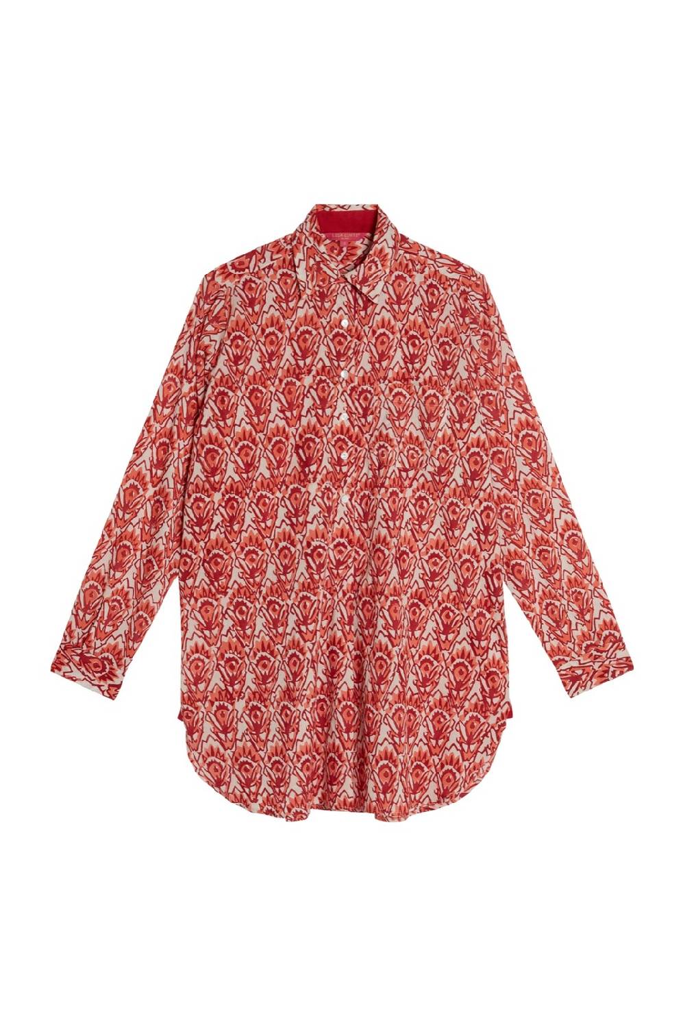 Lisa Corti camicia ube parrot rany Vendita calda