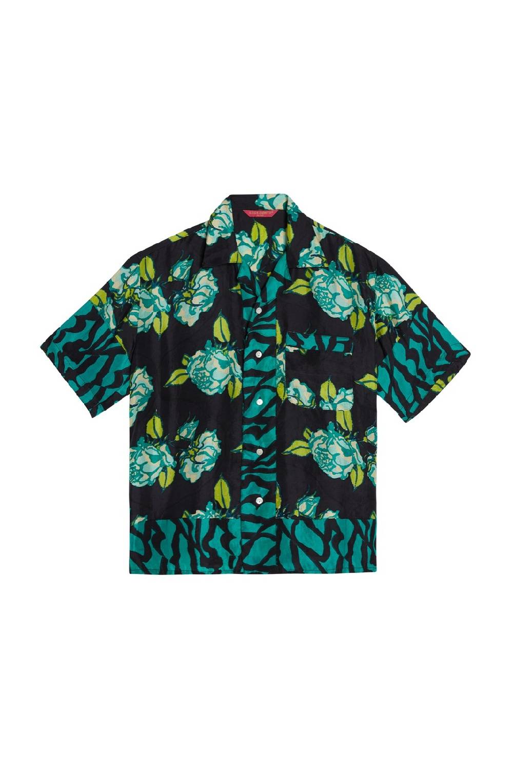 Lisa Corti camicia bowling rosa spina black Offerta temporanea