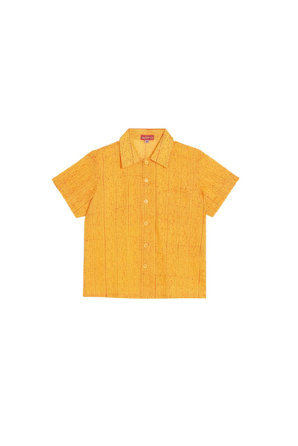 Lisa Corti camicia baby pietro border yellow Enormi risparmi