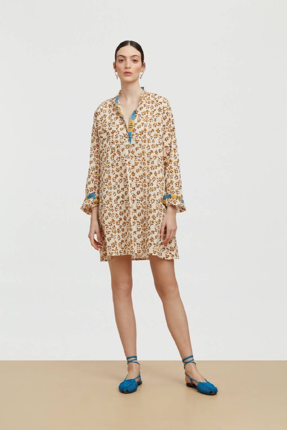 Lisa Corti kurta corta leopard touch butter Super Saving Price