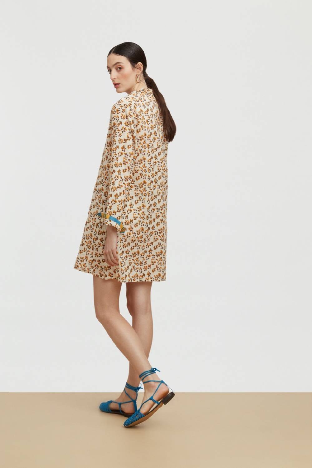 Lisa Corti kurta corta leopard touch butter Super Saving Price