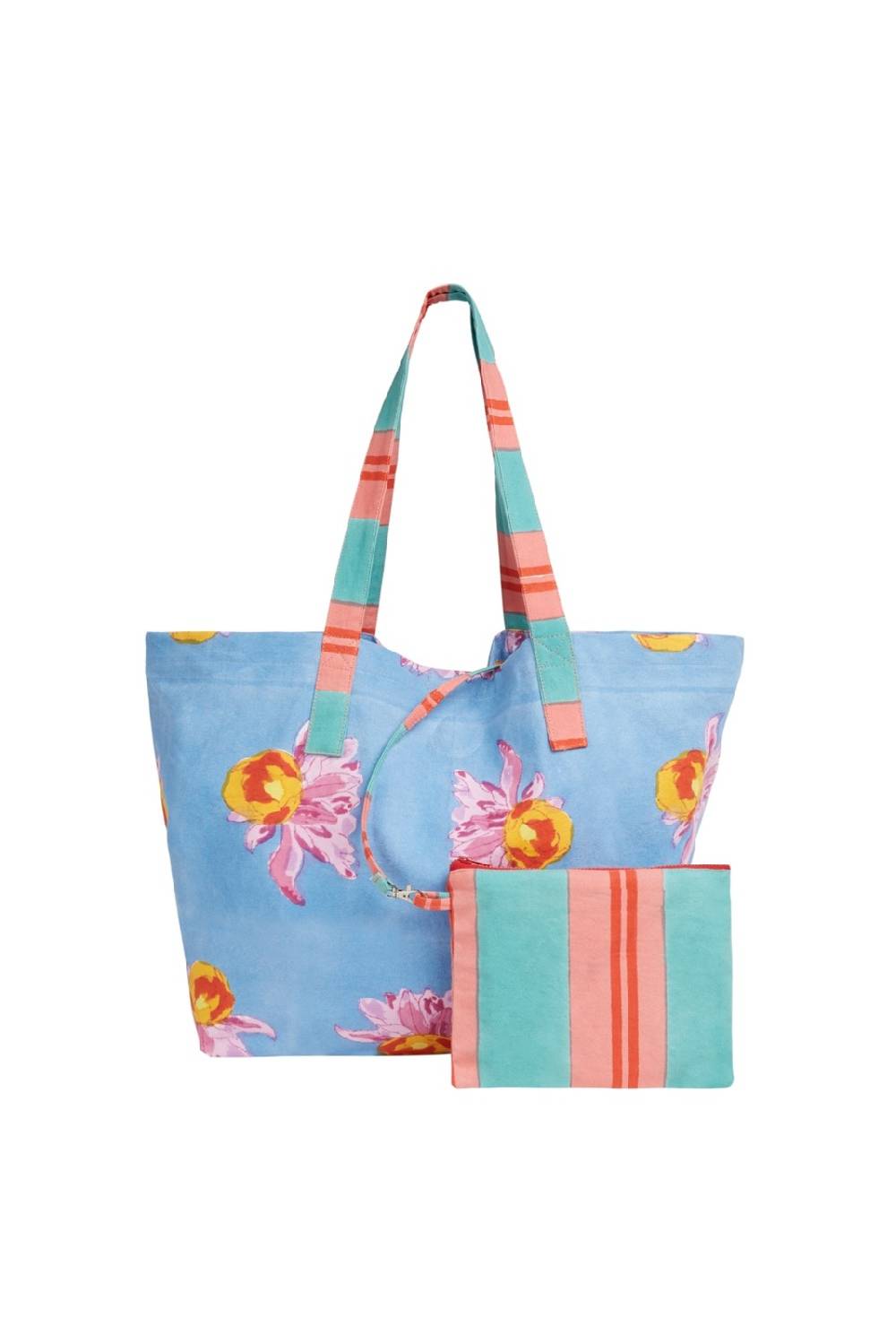 Lisa Corti borsa new lisa arabesque flower light blue Fino al 50% di sconto