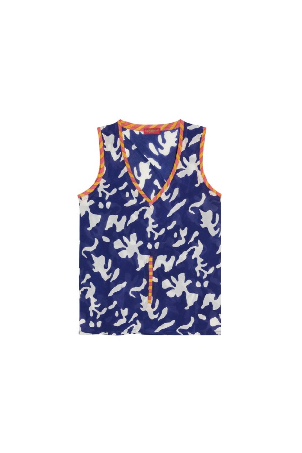 Lisa Corti top banyan blue pot royal blue Offerta speciale della fabbrica