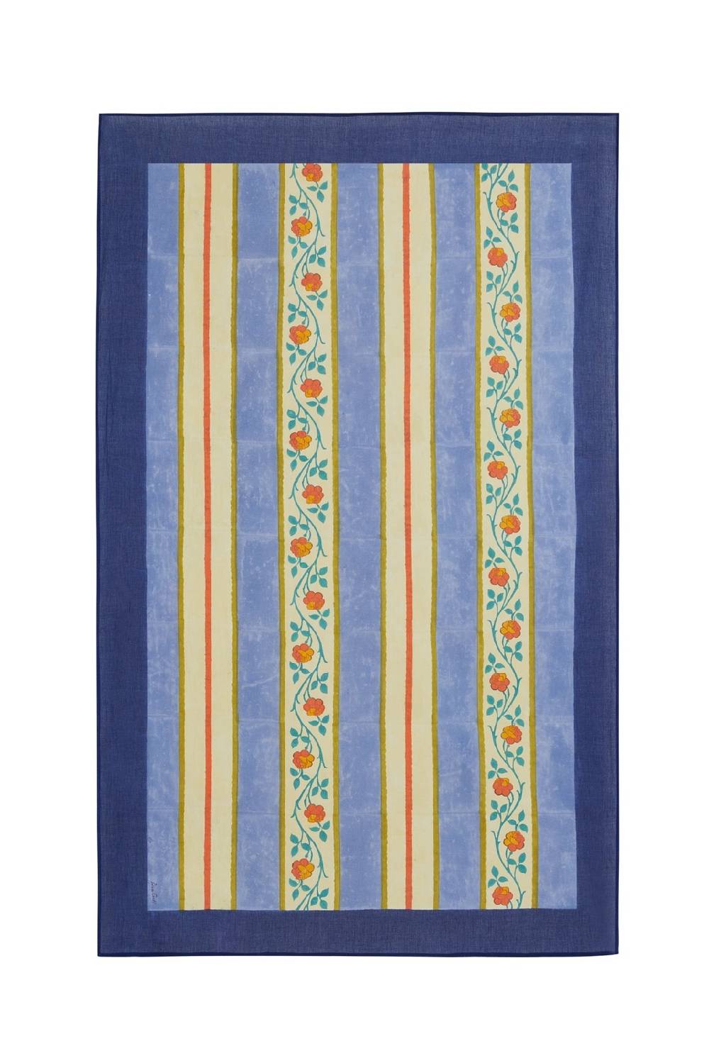 Lisa Corti pareo varanasi stripes pervinch Sostegno trimestrale