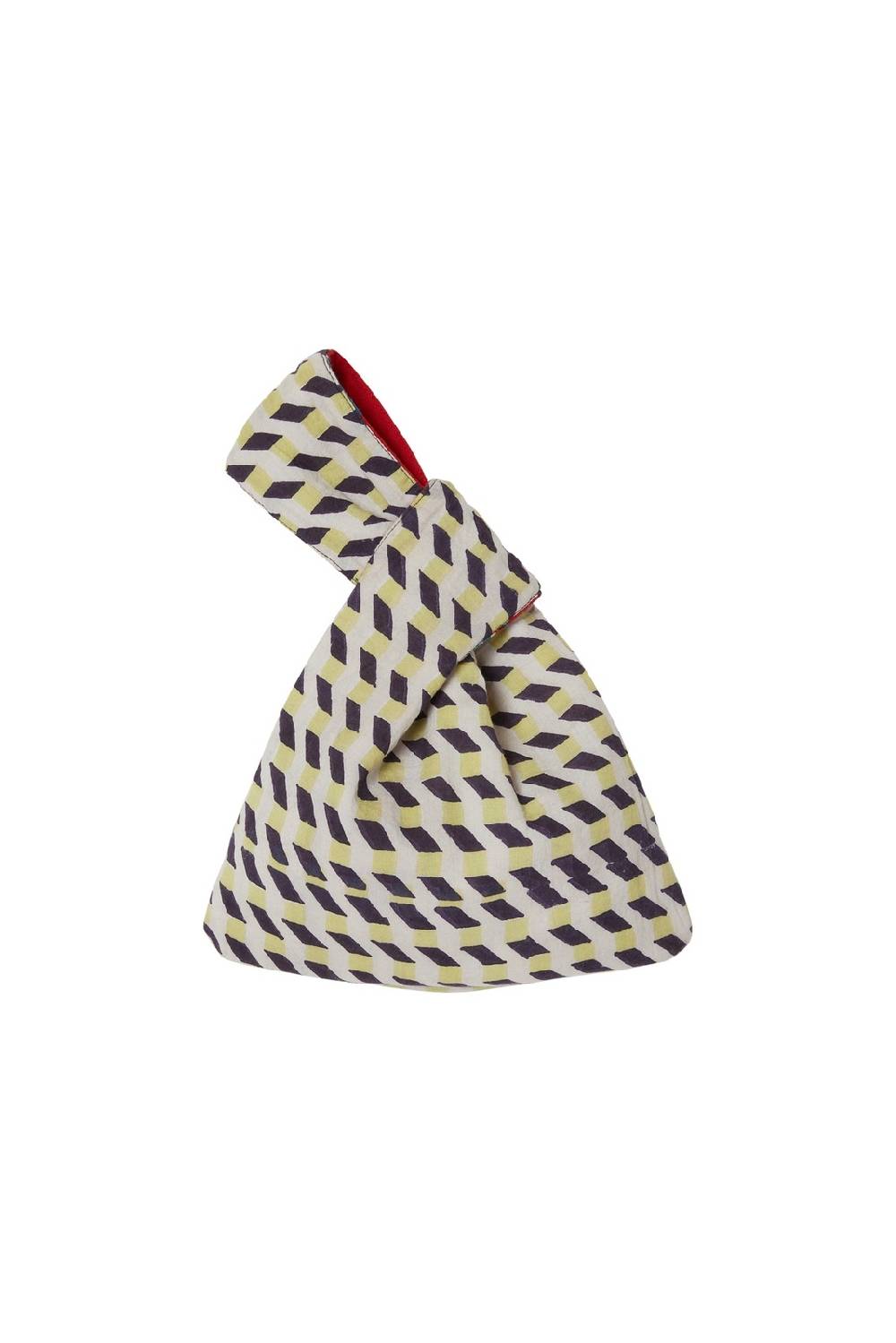 Lisa Corti borsa knot cubist rose red Shopping online