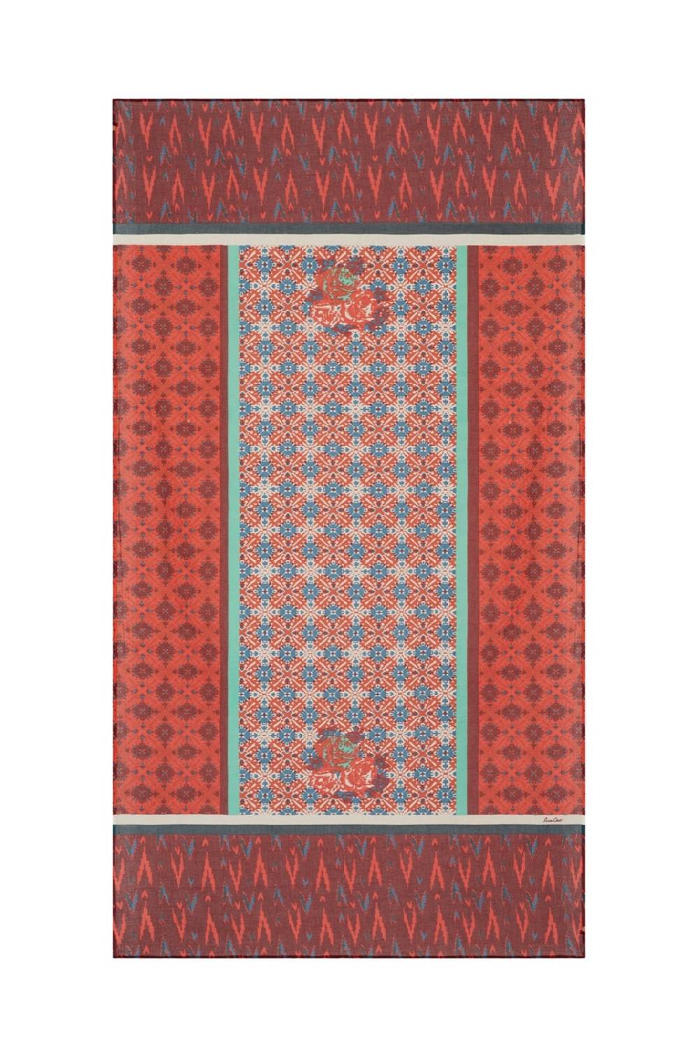 Lisa Corti pareo naga garden red Latest fashion