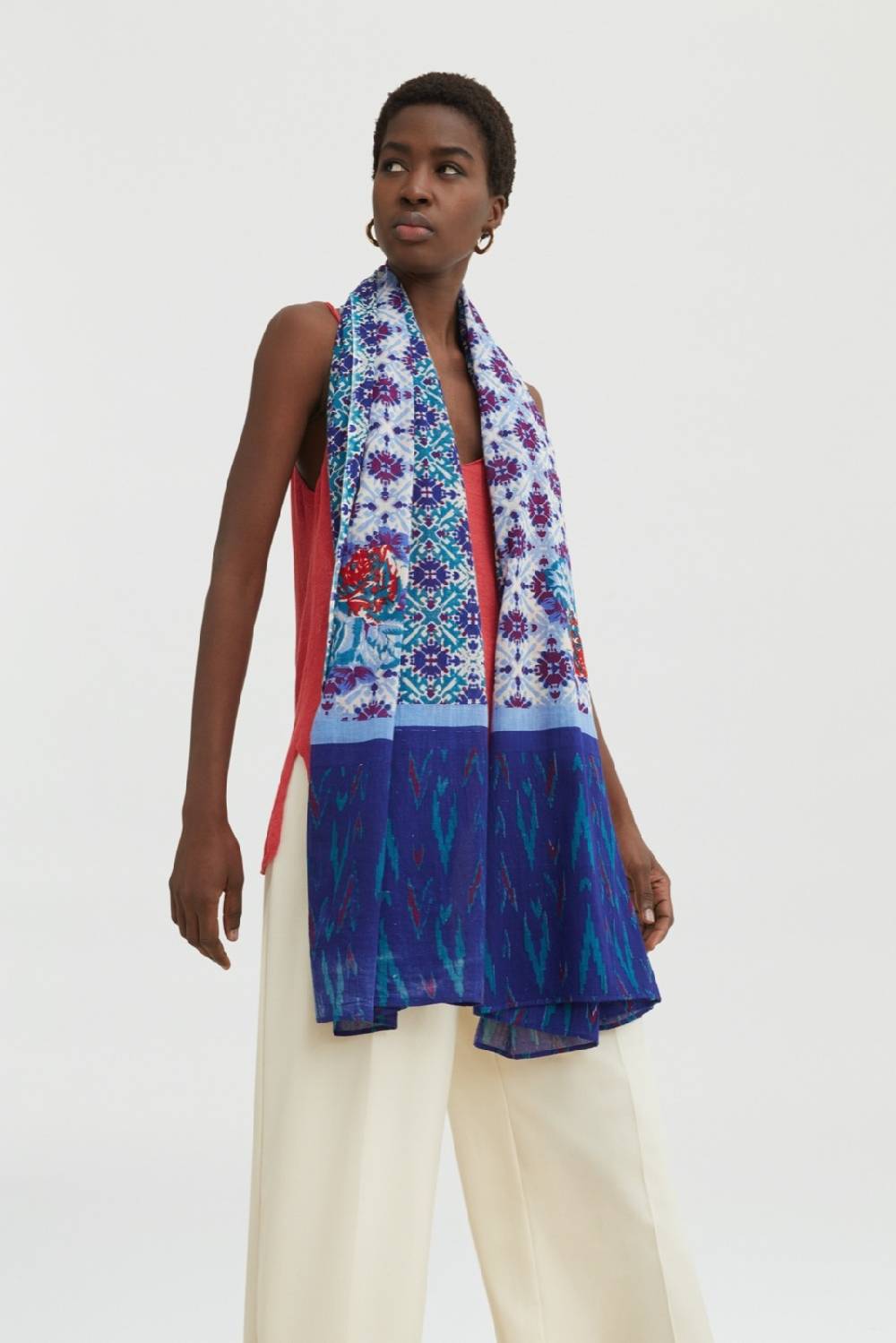 Lisa Corti pareo naga garden blue Offerte esclusive