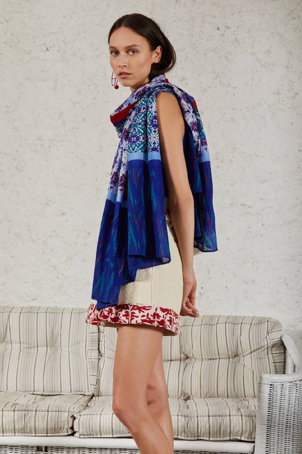 Lisa Corti pareo naga garden blue Offerte esclusive