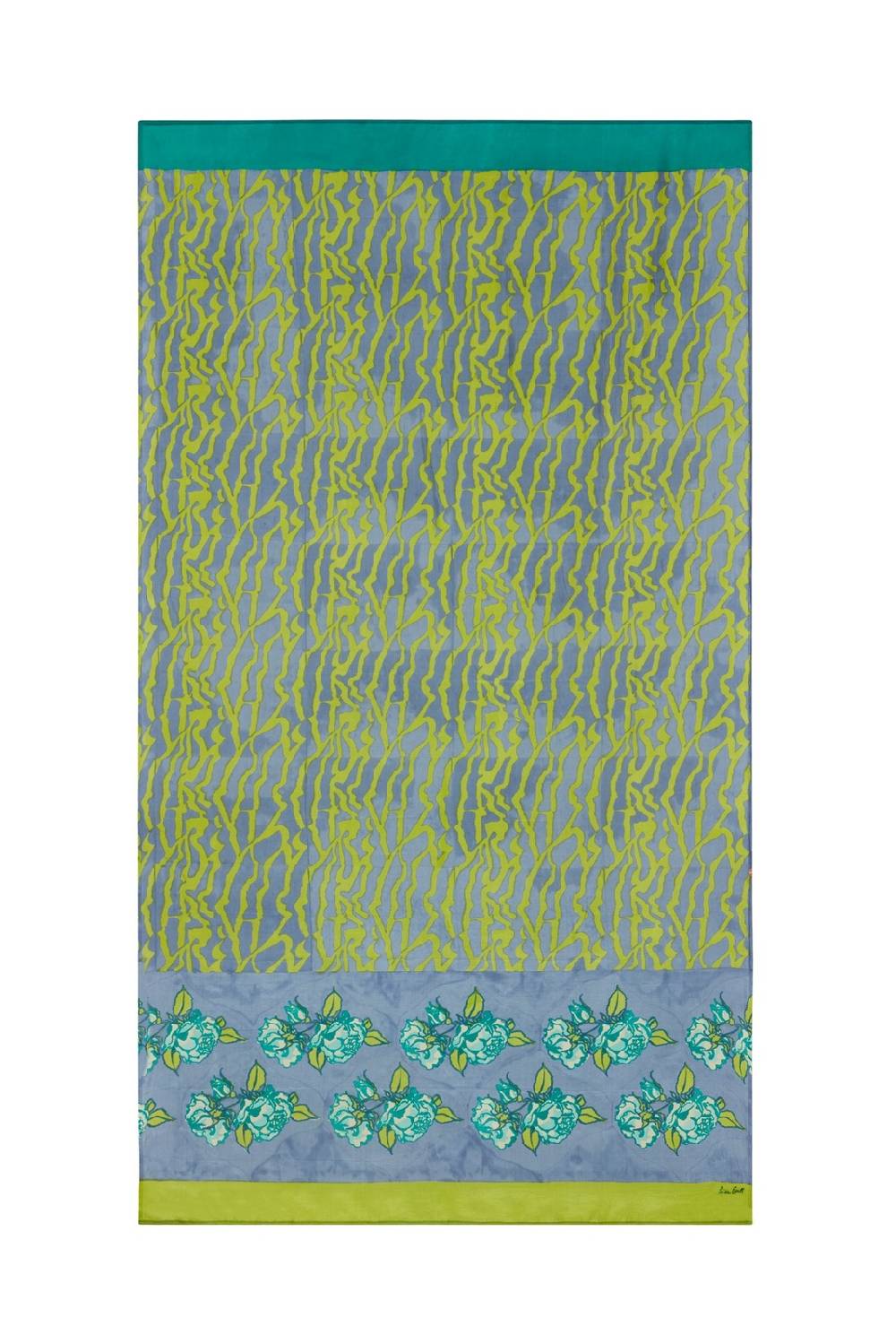 Lisa Corti scialle seta 100x200cm butterfly wing glicine Lightning offer