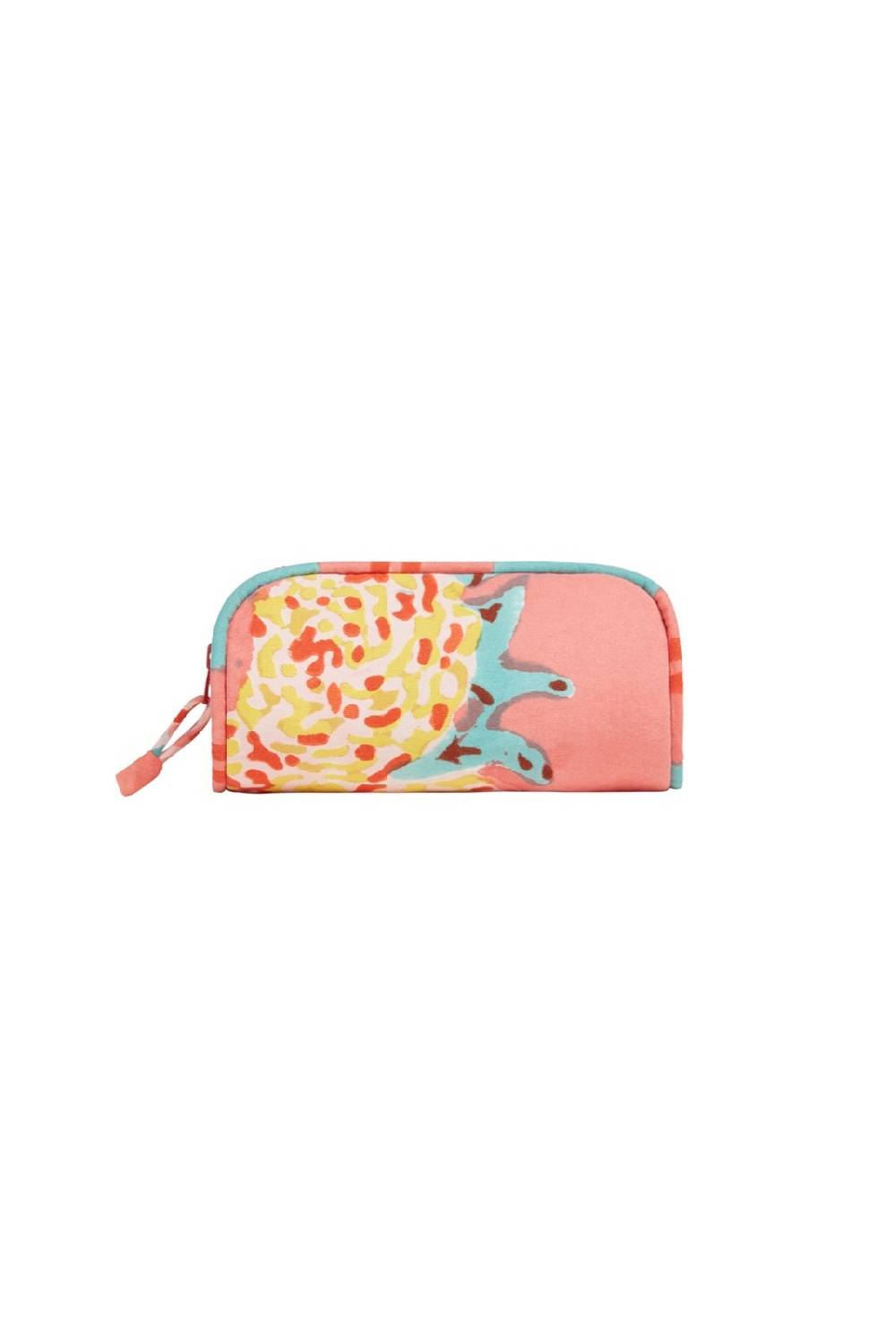 Lisa Corti goretta pouch big leopard flower old pink Bestseller