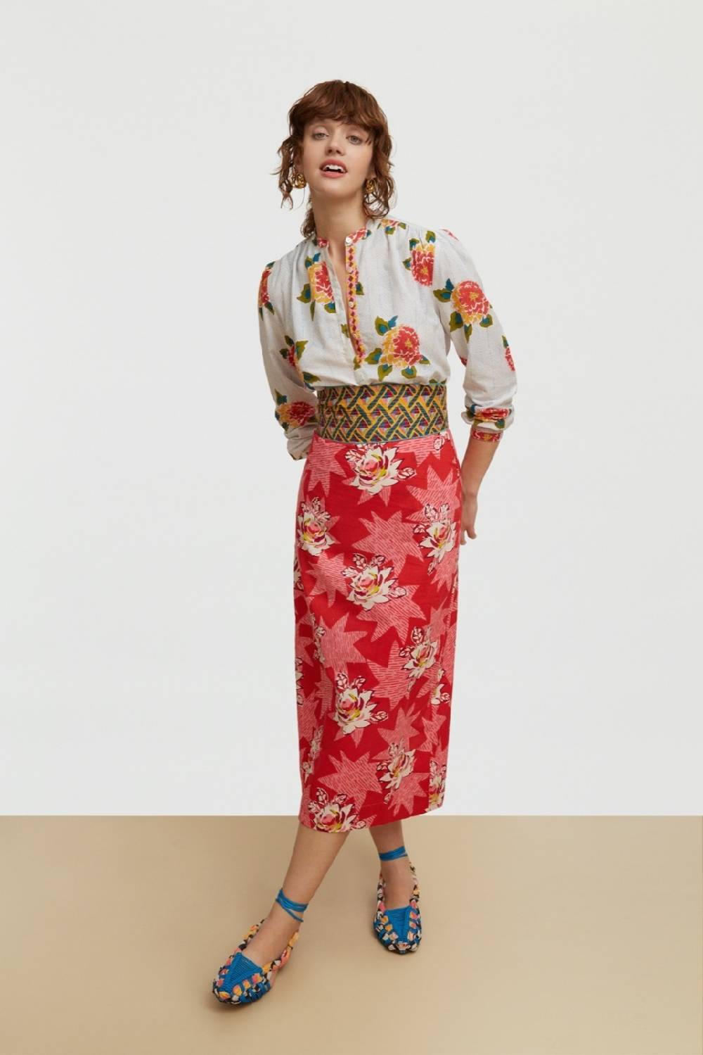 Lisa Corti cintura reversibile teena giza multicolor Offerte stagionali