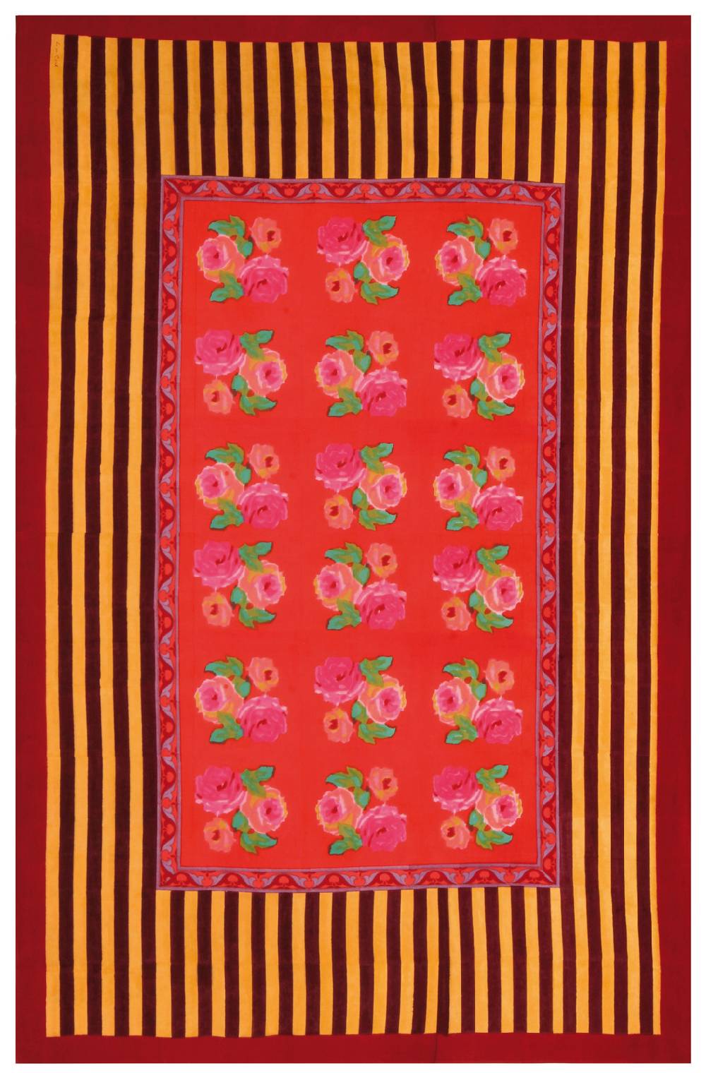 Lisa Corti telo cotone 220x350cm nizam red