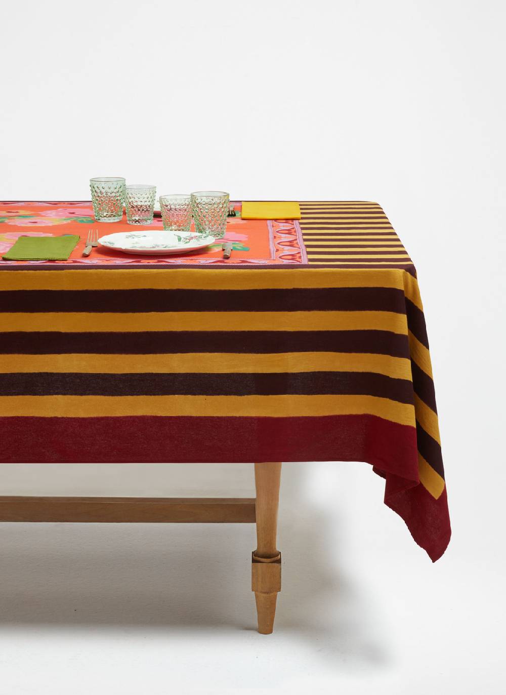 Lisa Corti telo cotone 220x350cm nizam red Vendita