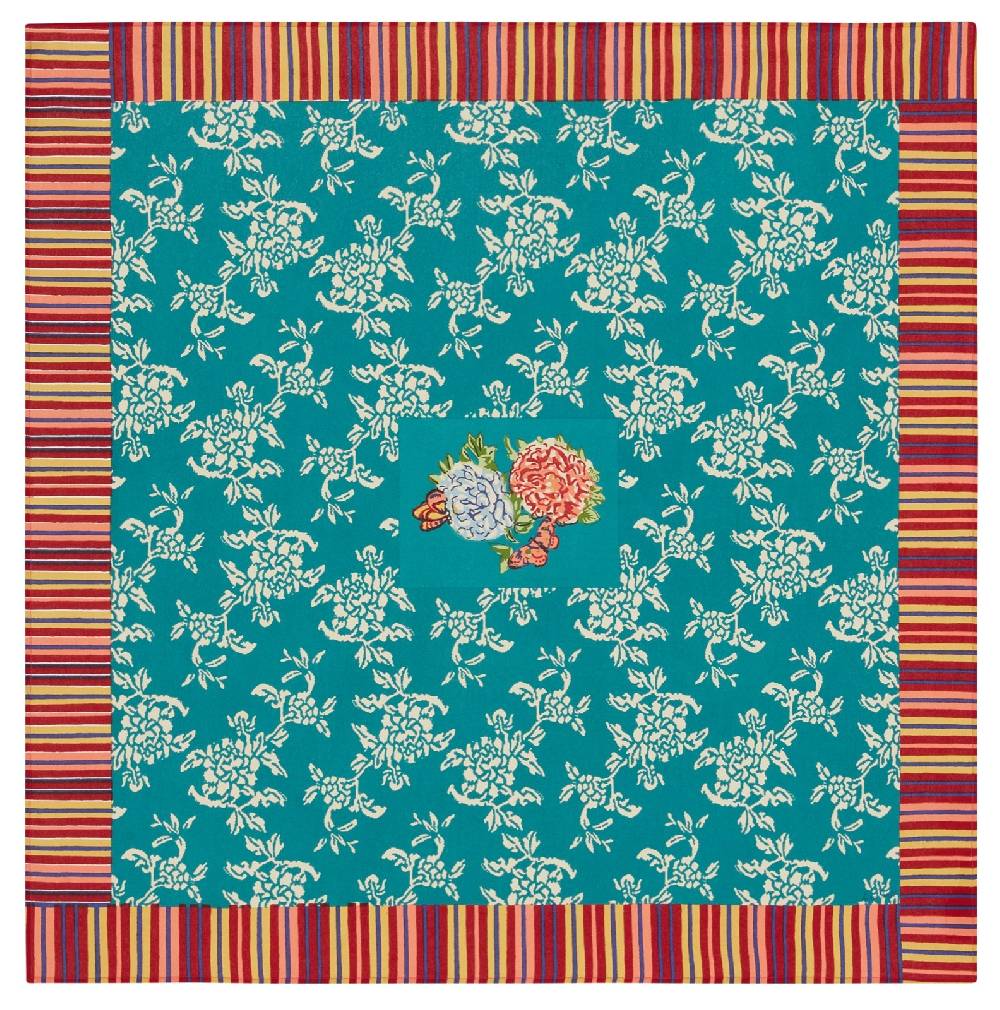 Lisa Corti telo cotone 110x110cm kandem queen green Novità