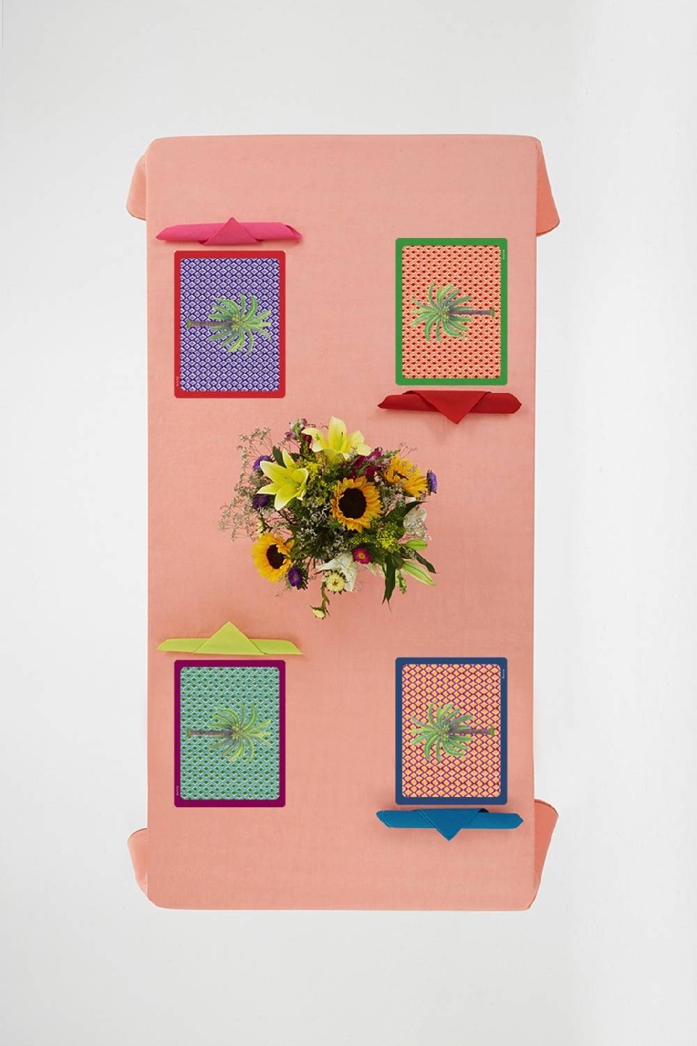 Lisa Corti tovaglietta rigida 30x40cm hima palma yellow Fino al 65% di sconto