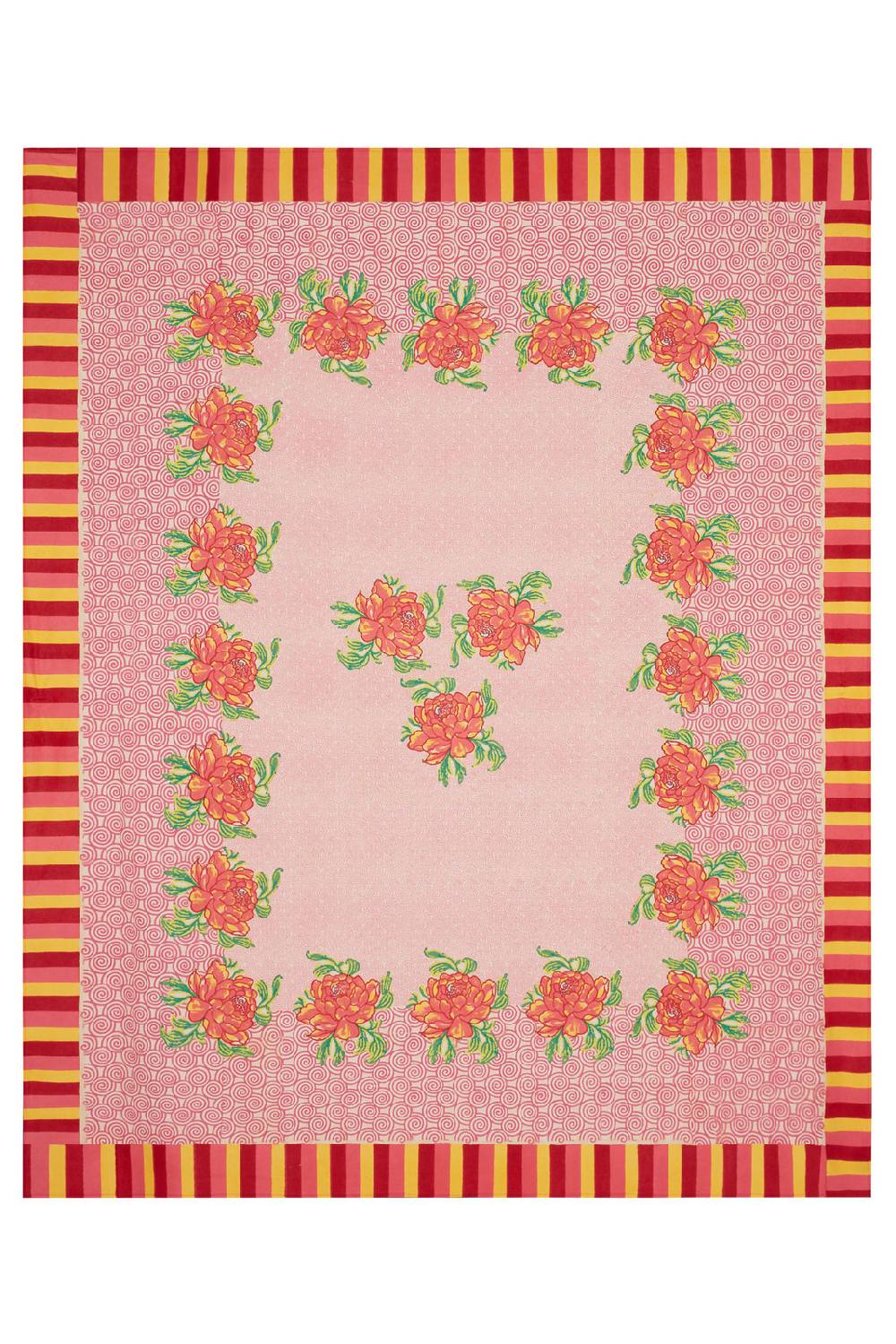 Lisa Corti telo cotone 220x270cm camelia magenta pink Outlet