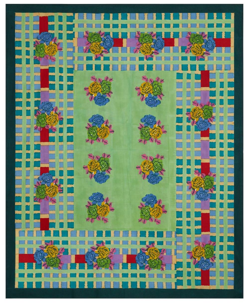 Lisa Corti telo cotone 220x270cm ankara aqua Saldi