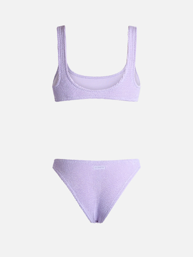Mc2 Saint Barth Bikini da donna classico lilla crinkle Naima Elise Affare Del Giorno