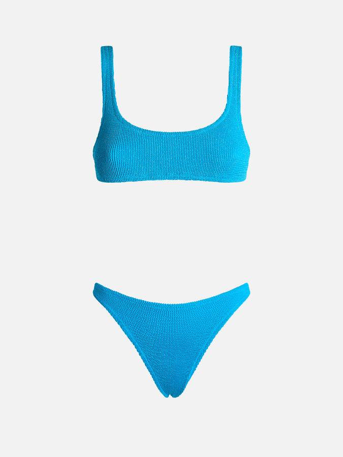 Mc2 Saint Barth Bikini da donna turchese classico crinkle Naima Naomi Novità