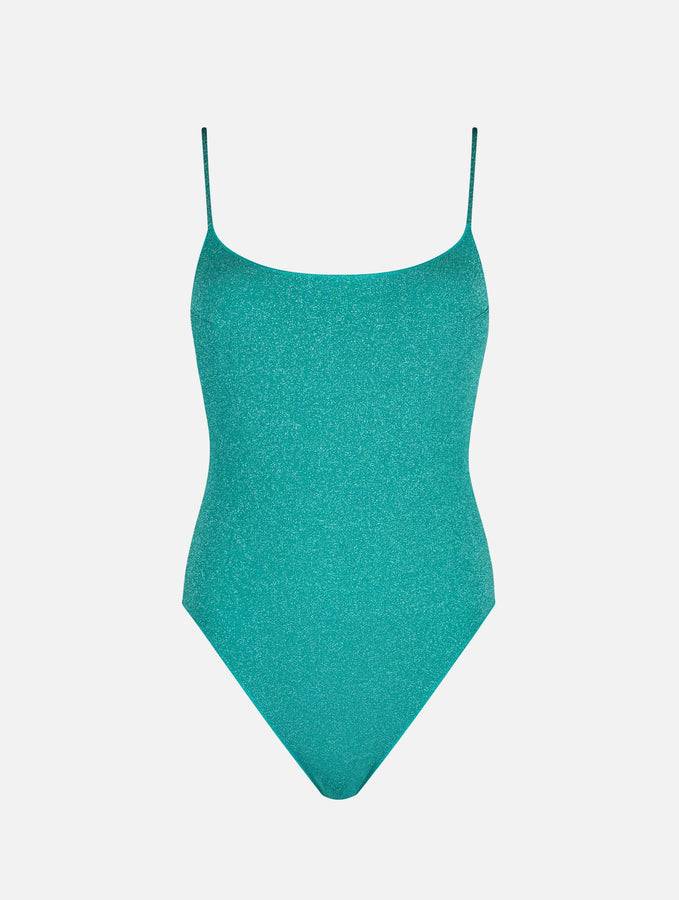 Mc2 Saint Barth Costume intero da donna in lurex Cecille Saldi Di Fabbrica