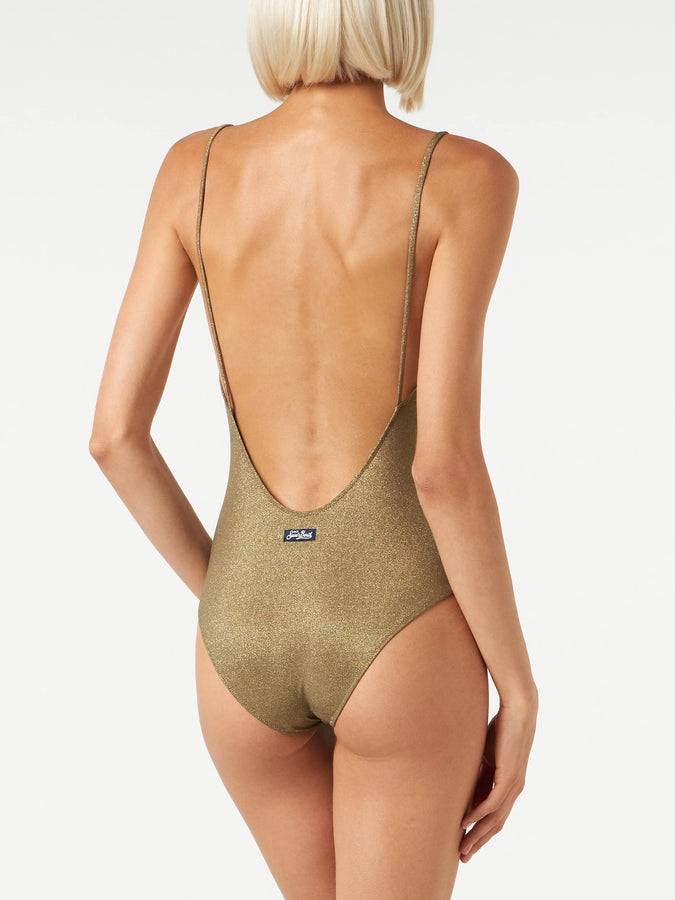 Mc2 Saint Barth Costume intero dorato Vendite Flash