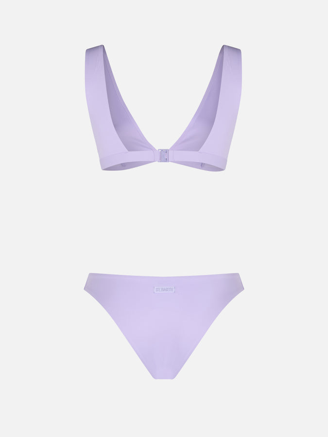 Mc2 Saint Barth Woman lilac heatsealed scooped bikini Ofelia Reanna Pezzi Unici