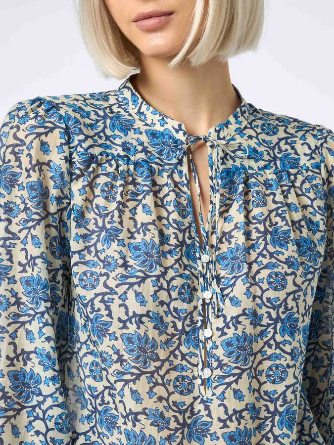 Mc2 Saint Barth Blusa da donna in voile di seta Harper Shopping Online