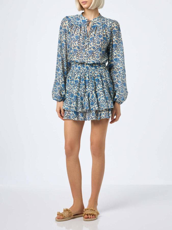 Mc2 Saint Barth Blusa da donna in voile di seta Harper Shopping Online