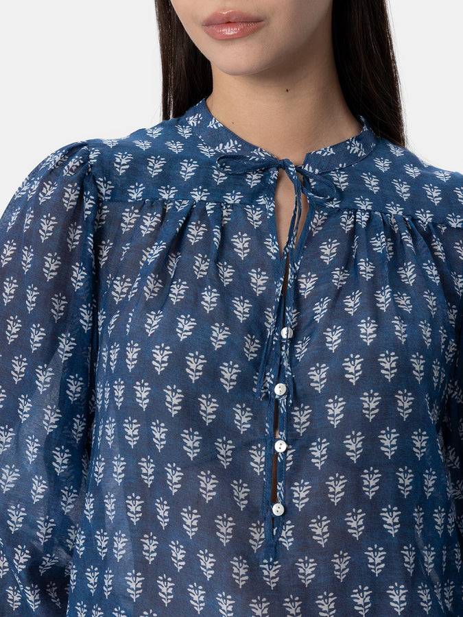 Mc2 Saint Barth Blusa da donna in voile di seta Harper Sconto