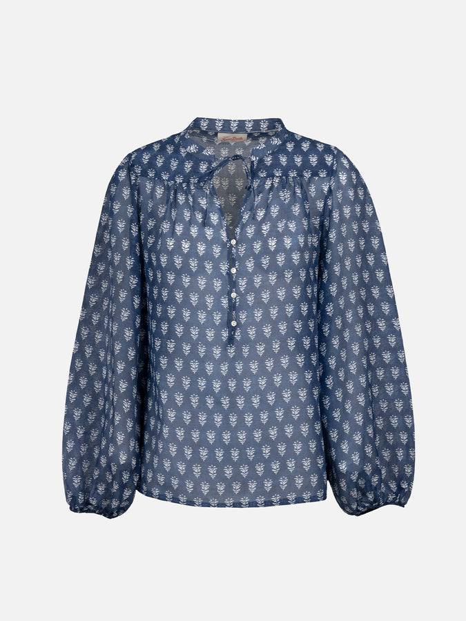 Mc2 Saint Barth Blusa da donna in voile di seta Harper Sconto