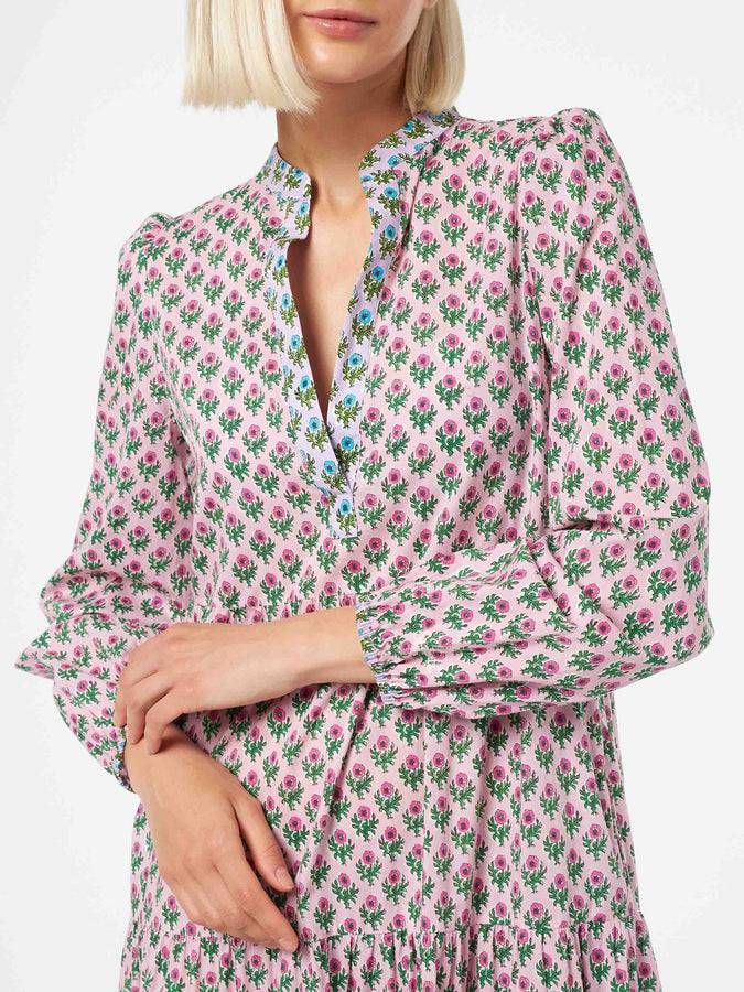 Mc2 Saint Barth Abito Nadja lungo da donna in voile di cotone Offerte