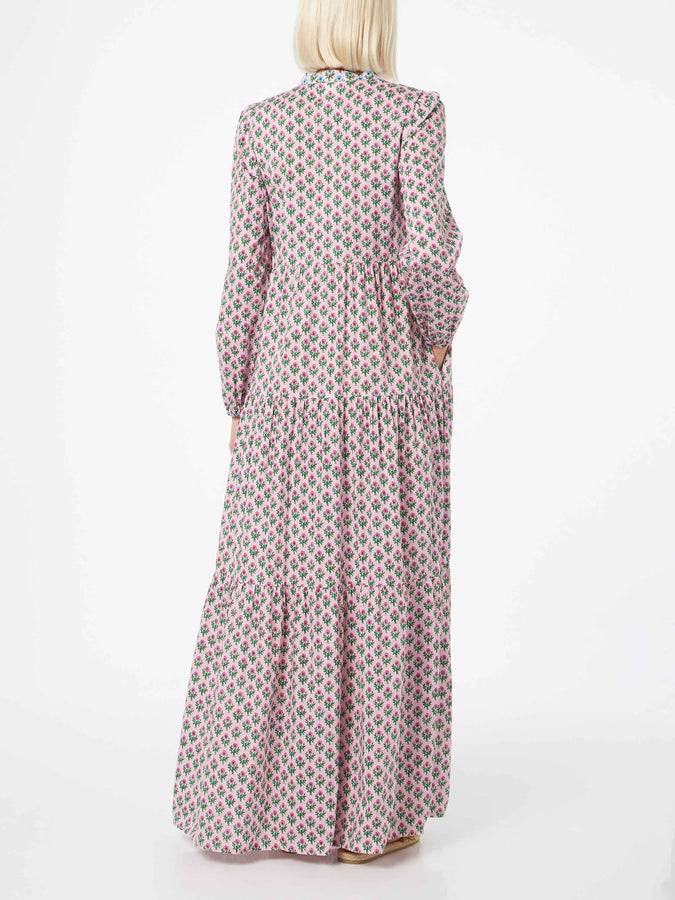 Mc2 Saint Barth Abito Nadja lungo da donna in voile di cotone Offerte