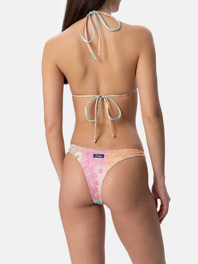 Mc2 Saint Barth Bikini da donna a triangolo a bandana Leah Naomi Vendite Flash