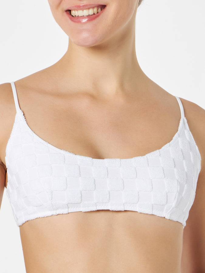 Mc2 Saint Barth Bikini a bralette da donna in spugna Vendita Calda
