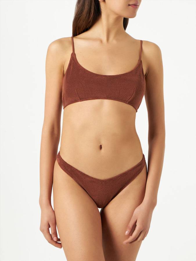 Mc2 Saint Barth Bikini da donna a bralette in spugna In Linea