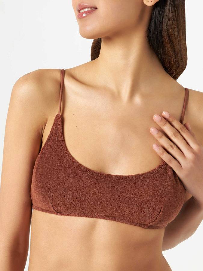 Mc2 Saint Barth Bikini da donna a bralette in spugna In Linea